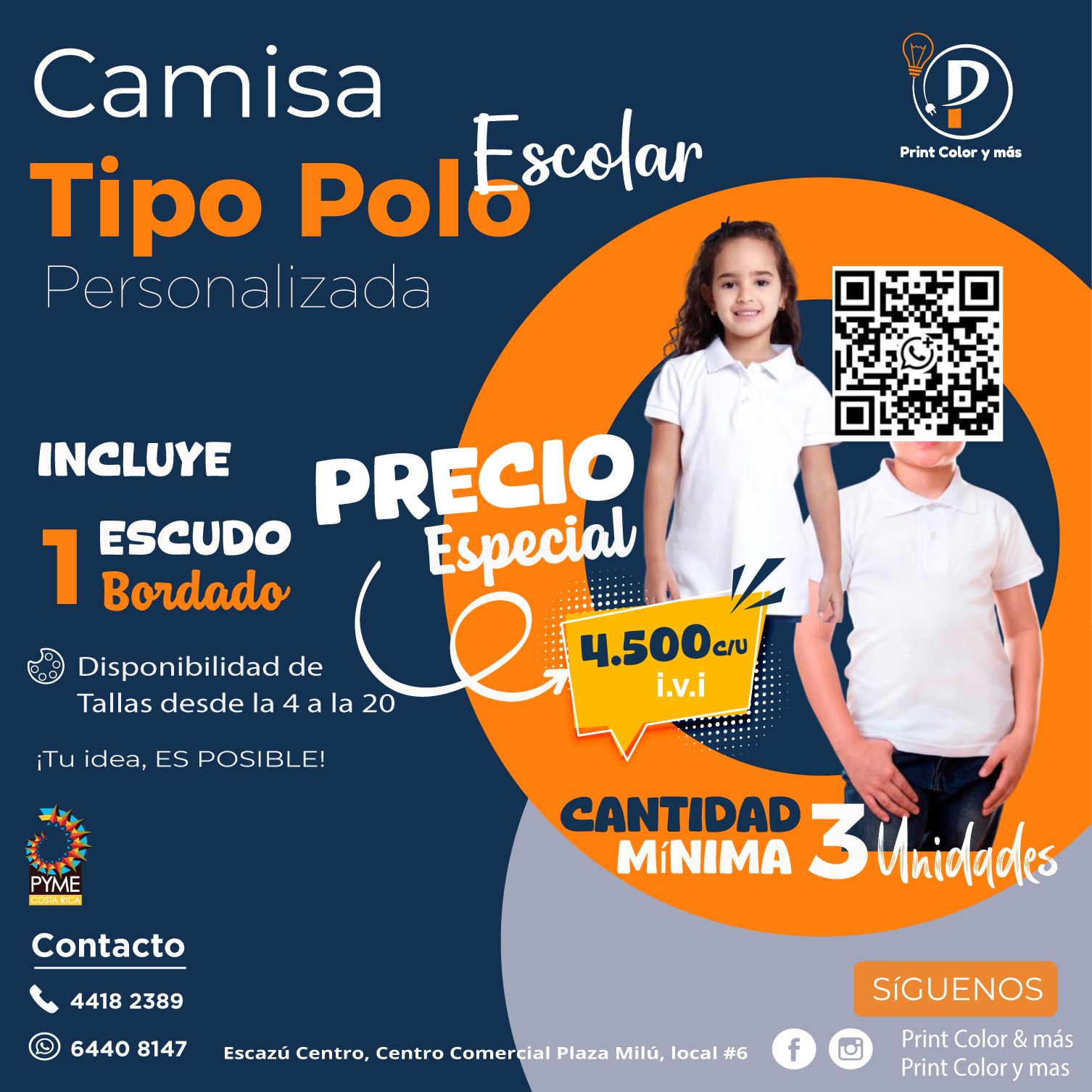 Camisas tipo Polo